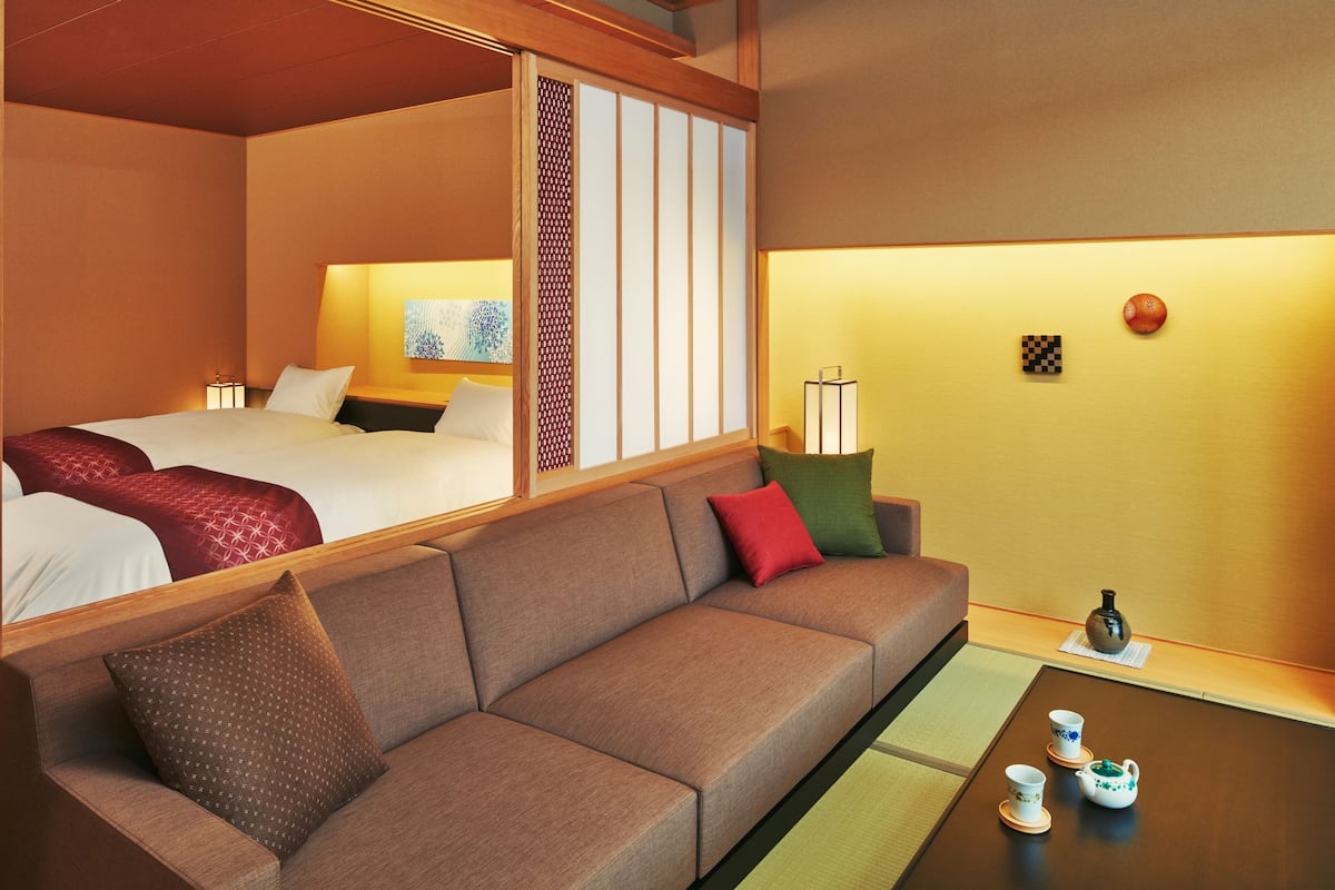 Traditionele kamer (Japanese-style TA3) | Een minibar, een kluis op de kamer, een bureau, gratis wifi