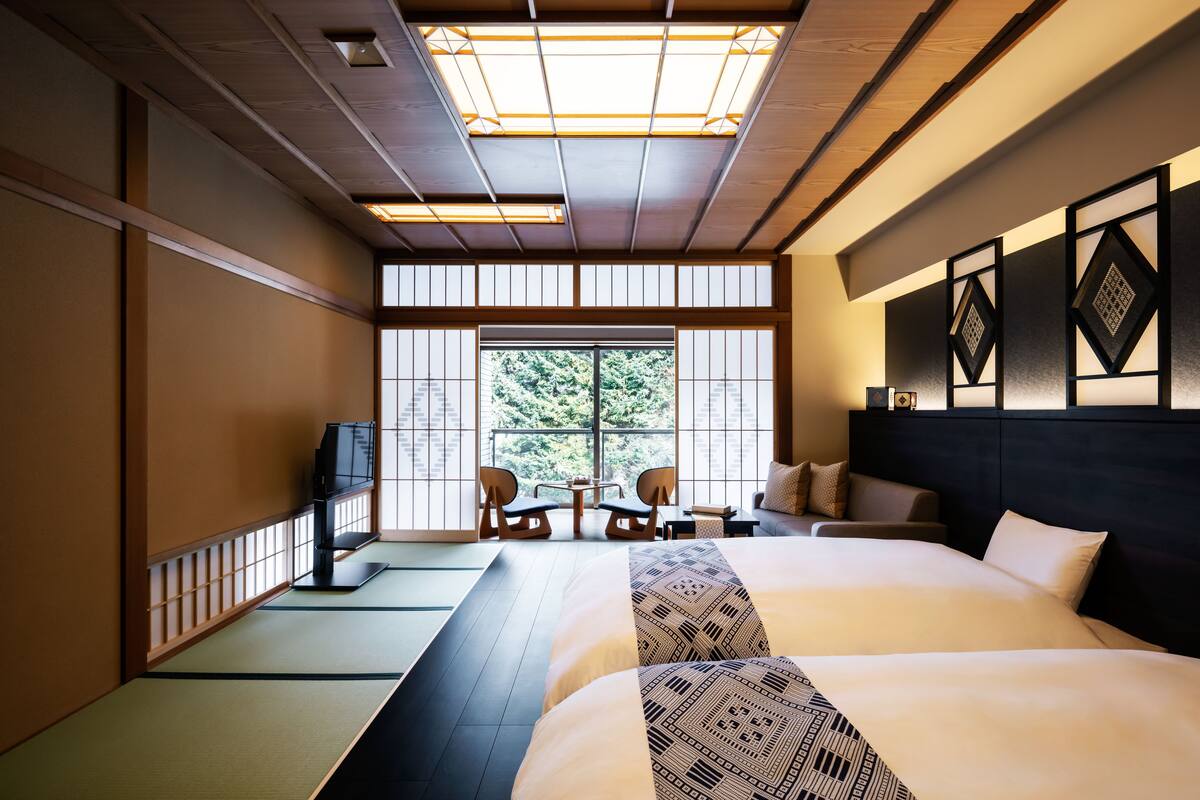 Traditional Room (Japanese Style) | Peti besi dalam bilik, meja, Wi-fi percuma, dihias secara berasingan 