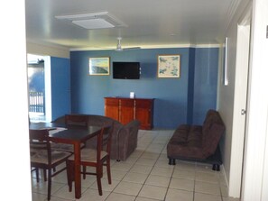 2 Bedroom Unit | Living room | TV, DVD player