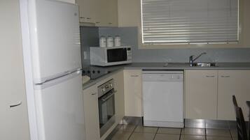 2 Bedroom Unit | Private kitchen | Microwave, coffee/tea maker, electric kettle, cookware/dishes/utensils