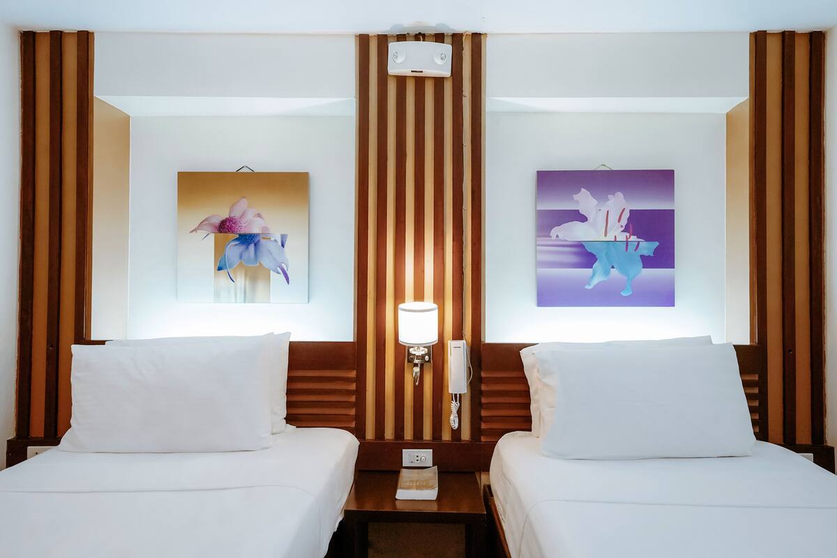 superior twin room | individually furnished, desk, laptop workspace, iron/ironing board