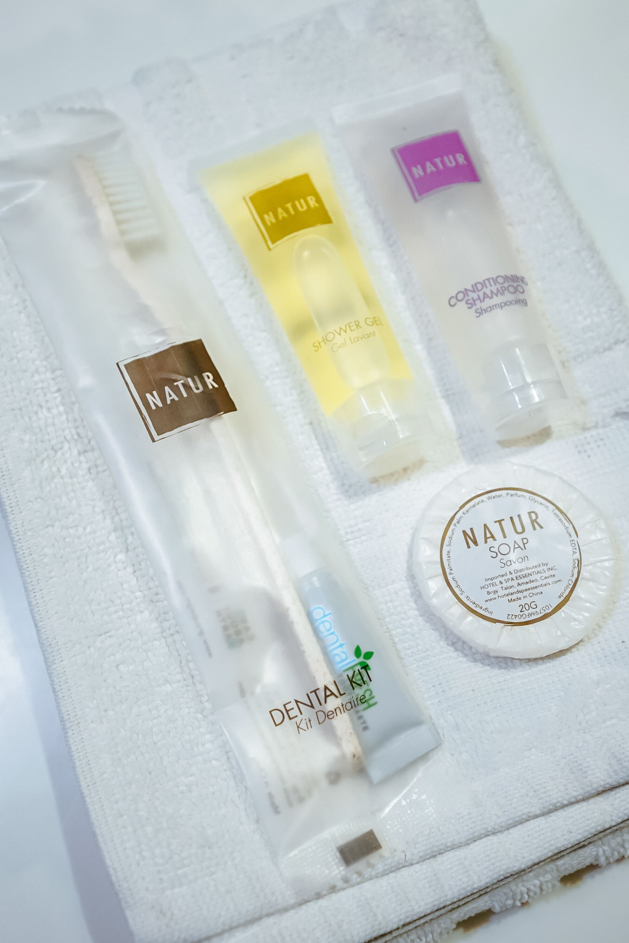 shower, free toiletries, hair dryer, slippers