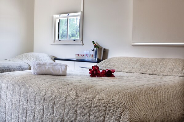 Wifi gratis y ropa de cama 