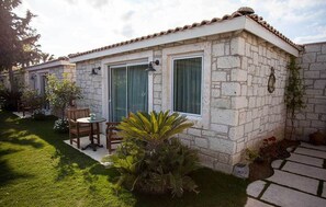 Bungalow | Blick auf den Innenhof
