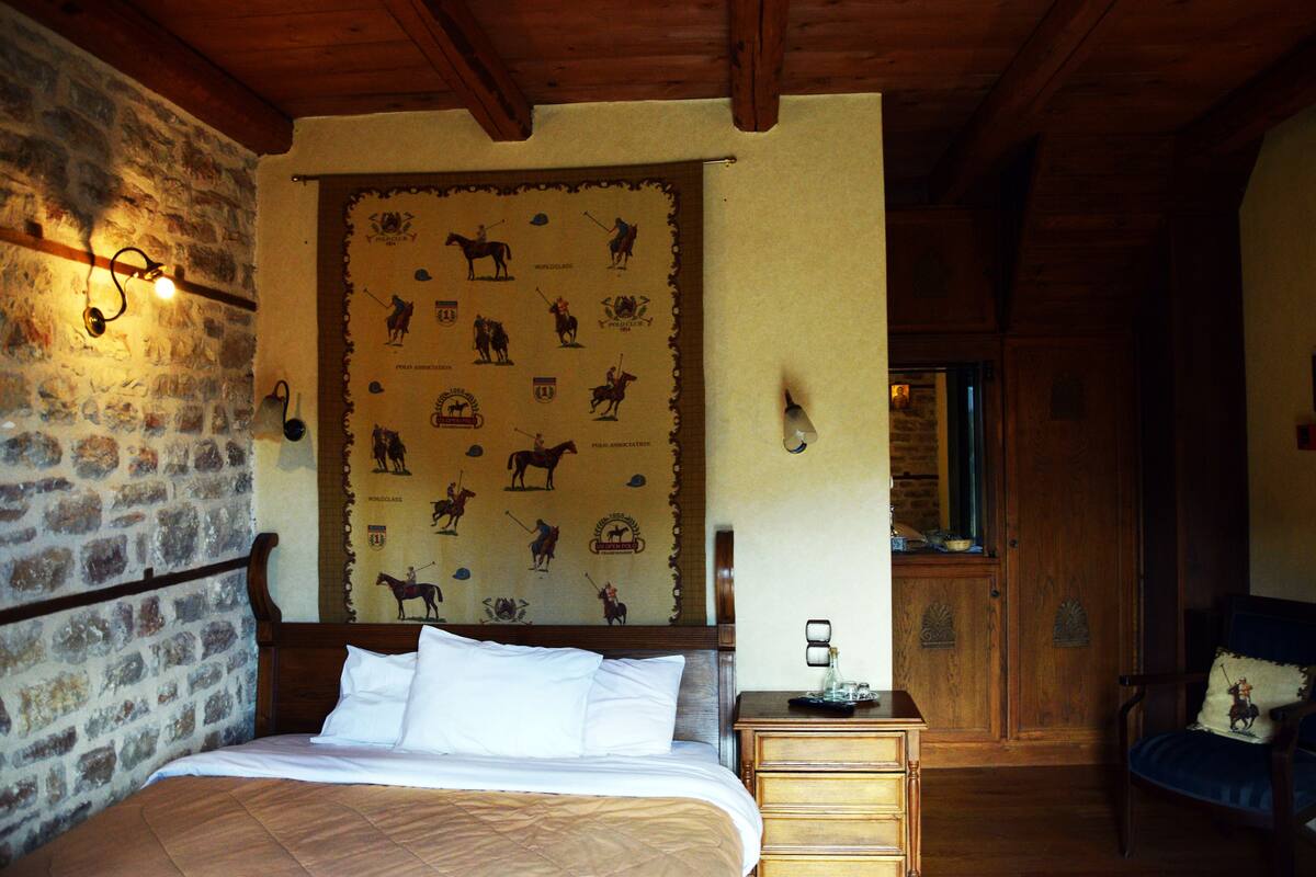 Individually decorated, individually furnished, rollaway beds
