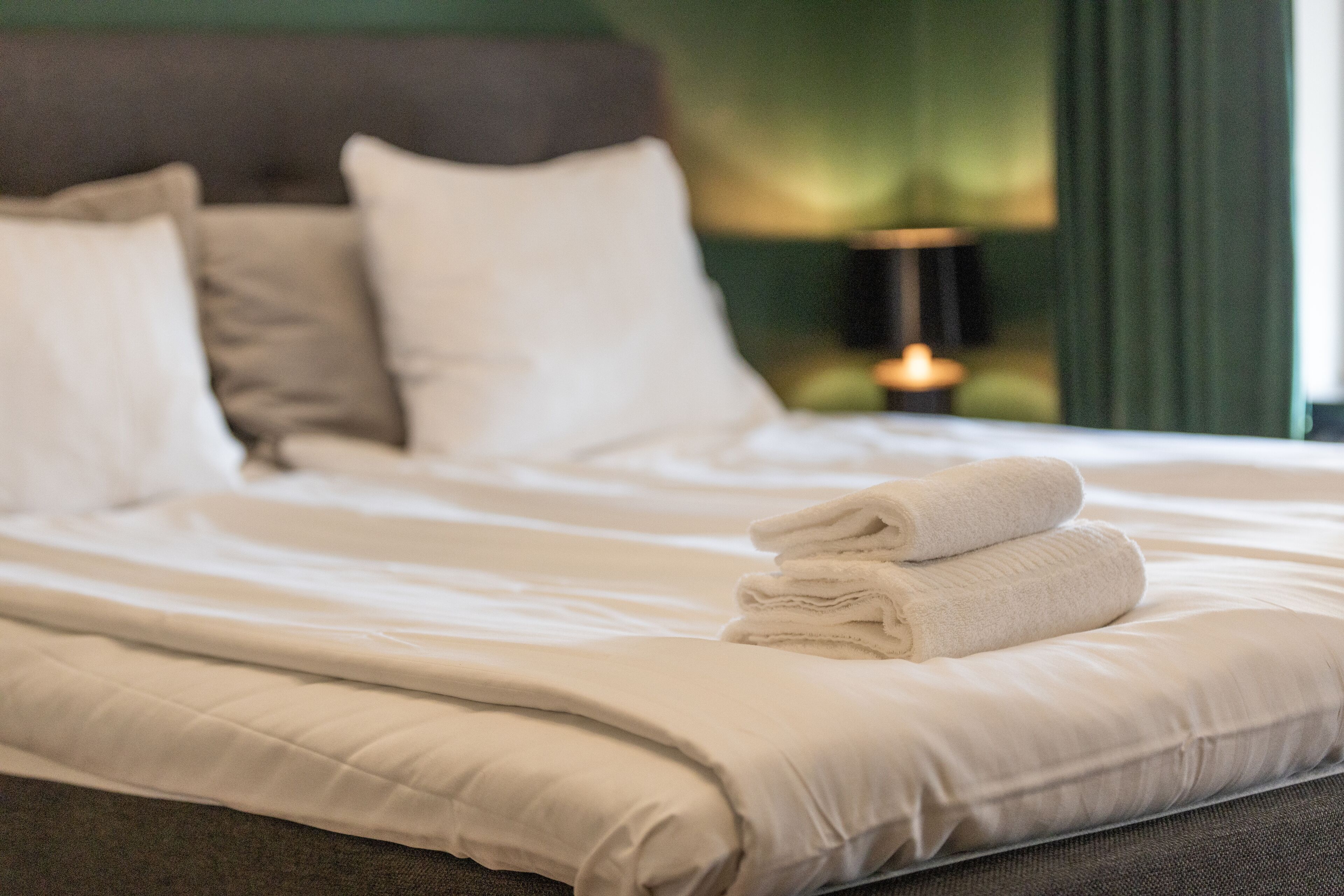 Premium bedding, individually decorated, individually furnished