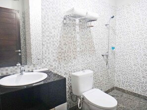 Bruser, gratis toiletartikler, håndklæder