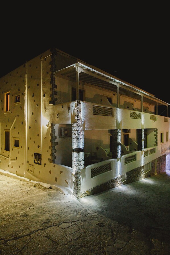 Front of property – evening/night