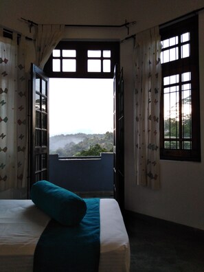 Deluxe driepersoonskamer | Uitzicht vanuit de kamer