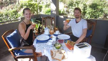 Deluxe Quadruple Room, Mountain View | Terrace/patio