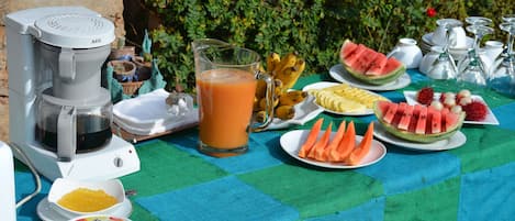 Petit déjeuner continental compris tous les jours