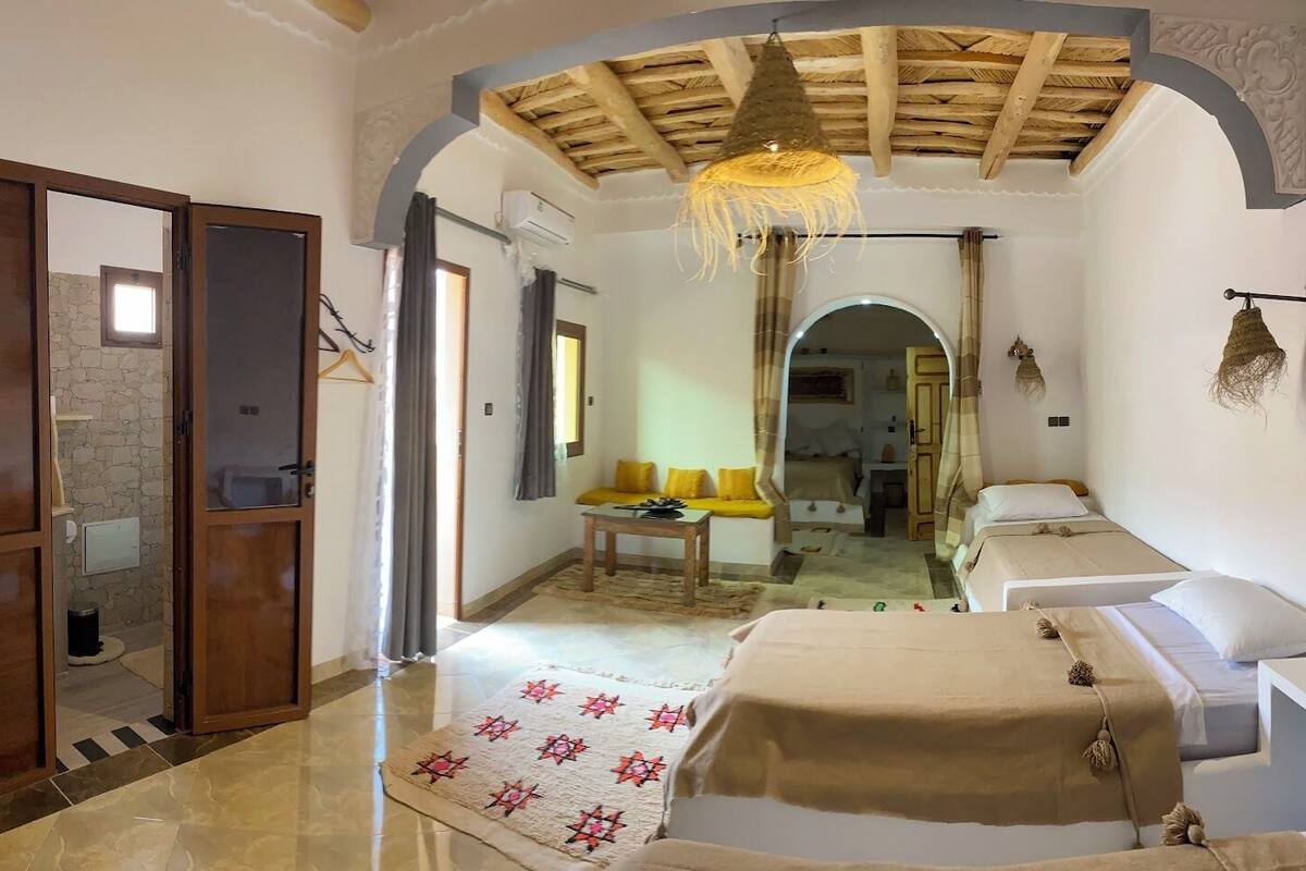 2 Schlafzimmer, italienische BettbezĂŒge von Frette