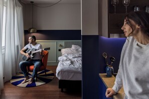 Cortinas blackout, tabla de planchar con plancha y wifi gratis 