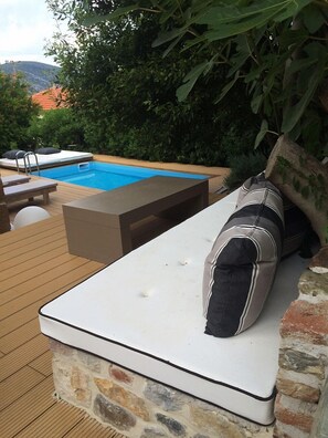 Villa, 2 Bedrooms | Terrace/patio - Villa Thermi (Lesvos)