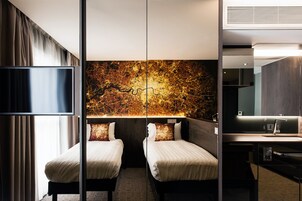 Luma Twin Room  | Zimmersafe, Verdunkelungsvorhänge, schallisolierte Zimmer