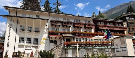 Façade de l’hébergement