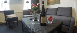 Spiseområde på rommet