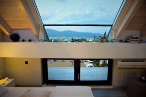 复式, 壁炉, 海景 (Panorama) | 客房景观