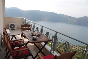 House, 1 Bedroom (3) | View from room - Skroponeria View Apartments (Chalcis)