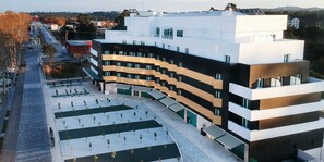 Façana frontal de l'allotjament