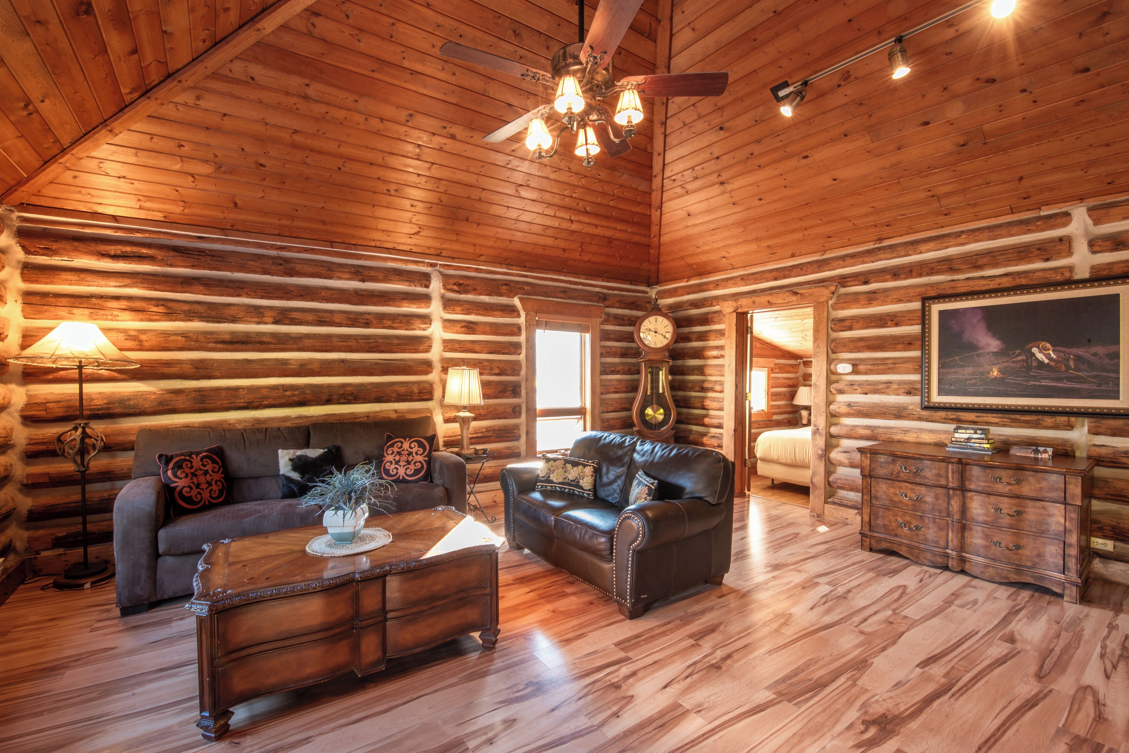 Cabin, 1 Bedroom, Mountain View | Ruang tamu