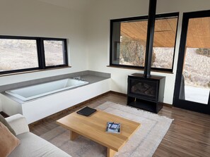 Luxury-Ferienhütte | Wohnbereich