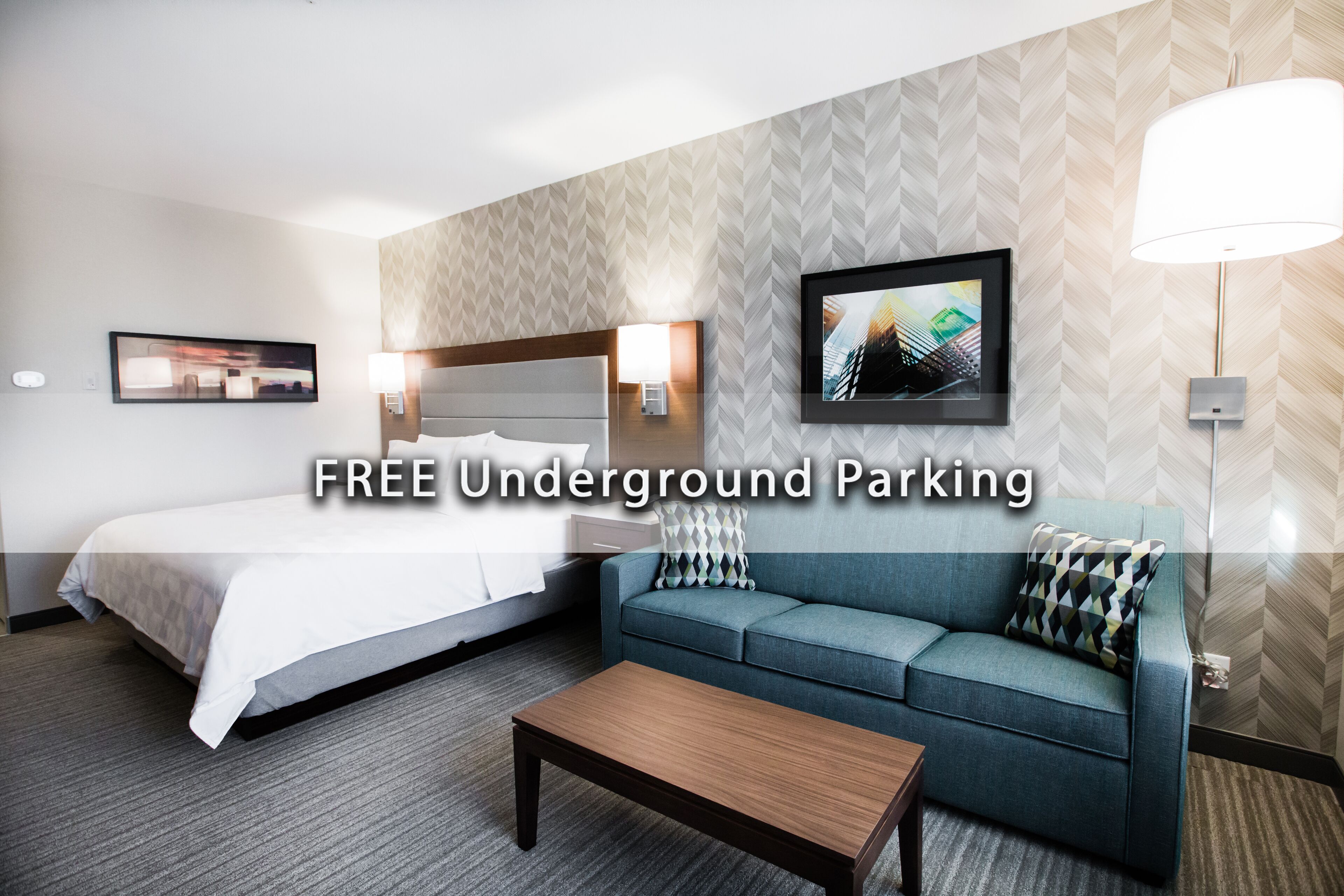 1 bedroom, desk, blackout curtains, soundproofing