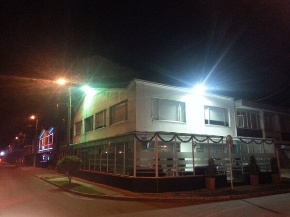 Front of property - evening/night