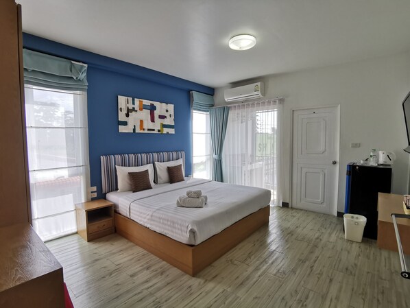 Kamar Double, 1 Tempat Tidur Double | Minibar, Wi-Fi gratis, dan seprai linen