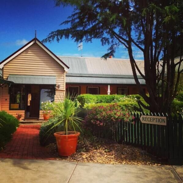 Blick von der Unterkunft