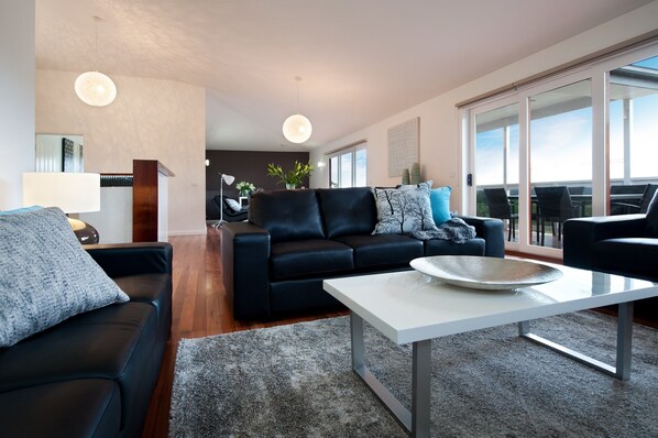 House, 4 Bedrooms | Living area | Flat-screen TV, DVD player, iPod dock