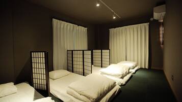 Private Room for ~4 people (Japanese Futon, TypeB) | In-room safe, free WiFi, bed sheets