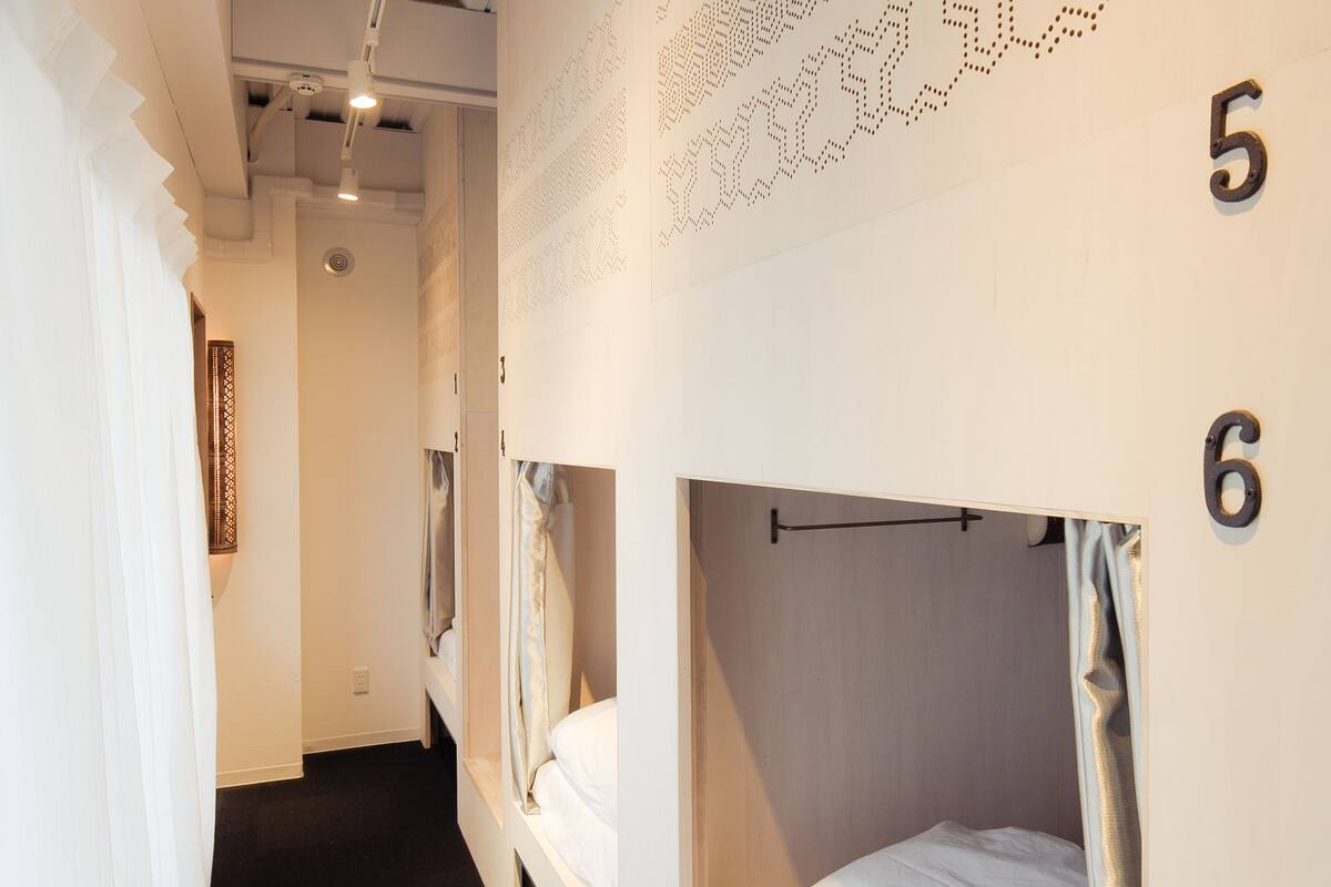 6 Beds Mixed Dormitory Room | In-room safe, WiFi (free), bed sheets
