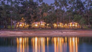 Front of property – evening/night