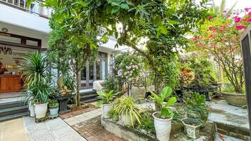 Blick von der Unterkunft