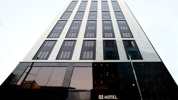 Front of property - evening/night