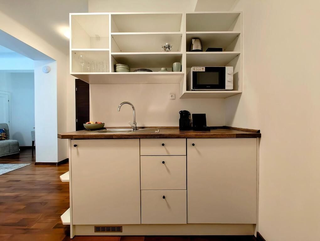 開放式客房, 1 間臥室, 廚房 | 私人廚房 | 電冰箱、電熱水壺