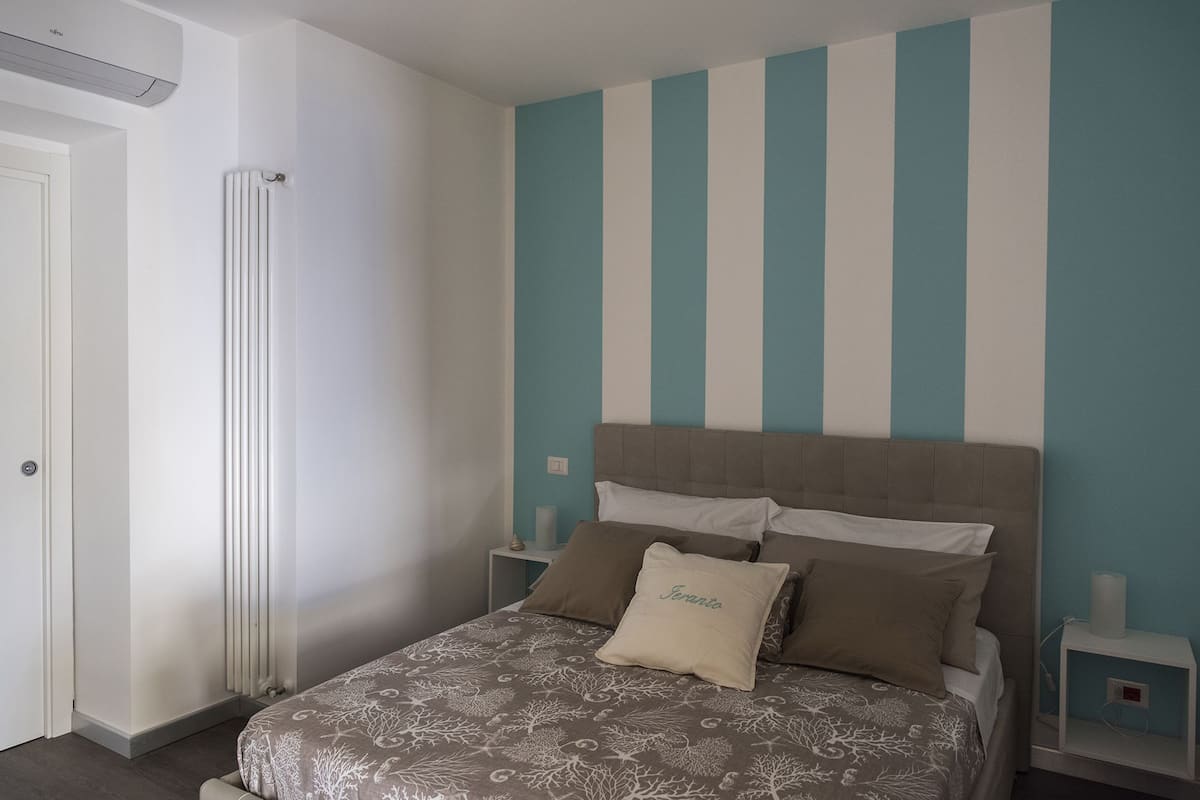 Tweepersoonskamer, balkon (Jeranto) | Luxe beddengoed, donzen dekbedden, pillowtop-bedden, een minibar