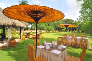 Breakfast, lunch, dinner served; local and international cuisine  - KMA Bagan Village Hotel (Nyaung-U)
