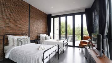 Chambre Deluxe Double ou avec lits jumeaux | Minibar, coffres-forts dans les chambres, Wi-Fi gratuit, draps fournis