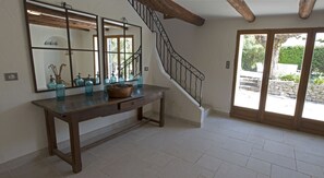 Interior entrance