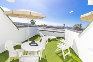 Blick von der Unterkunft