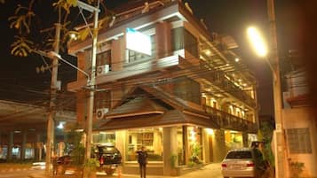 Front of property – evening/night