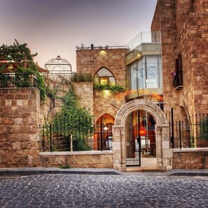 Voorkant van accommodatie