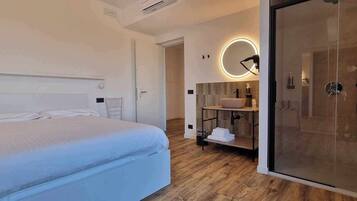 Design-Apartment | Minibar, Babybetten, kostenloses WLAN