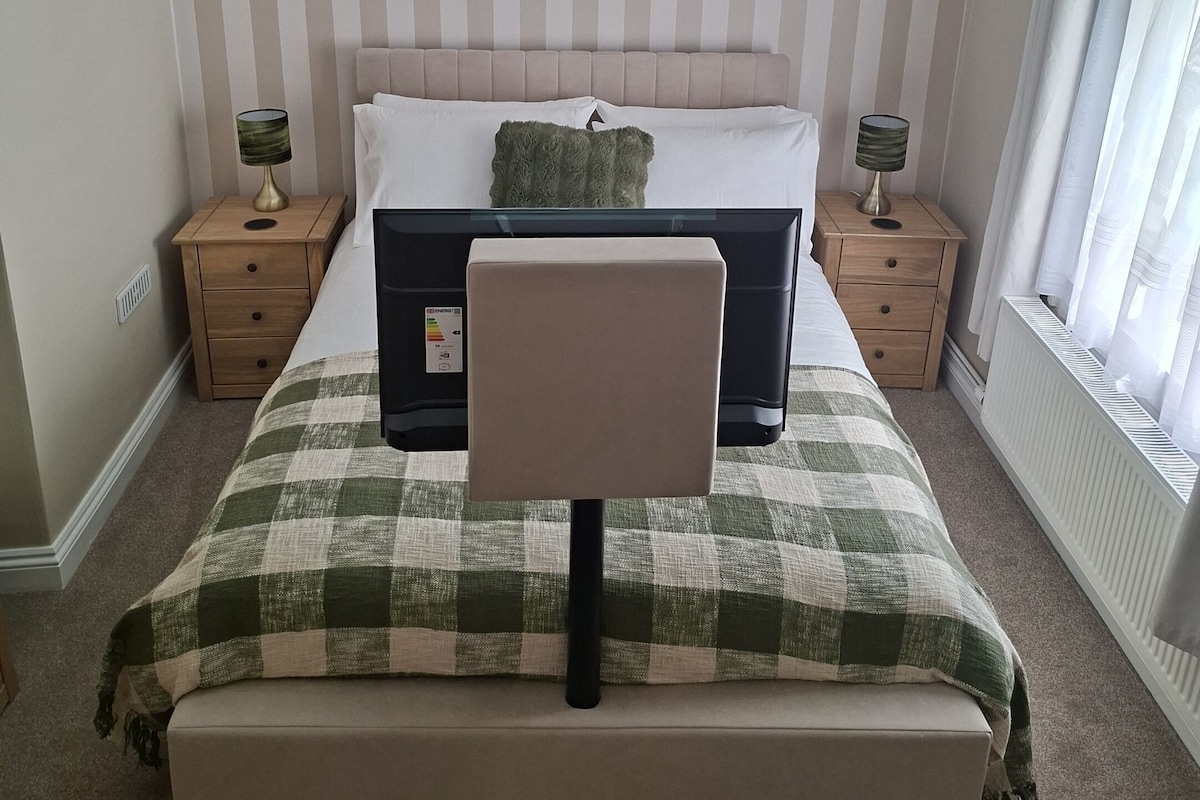 Ropa de cama de alta calidad y wifi gratis