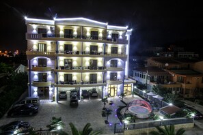 Front of property – evening/night