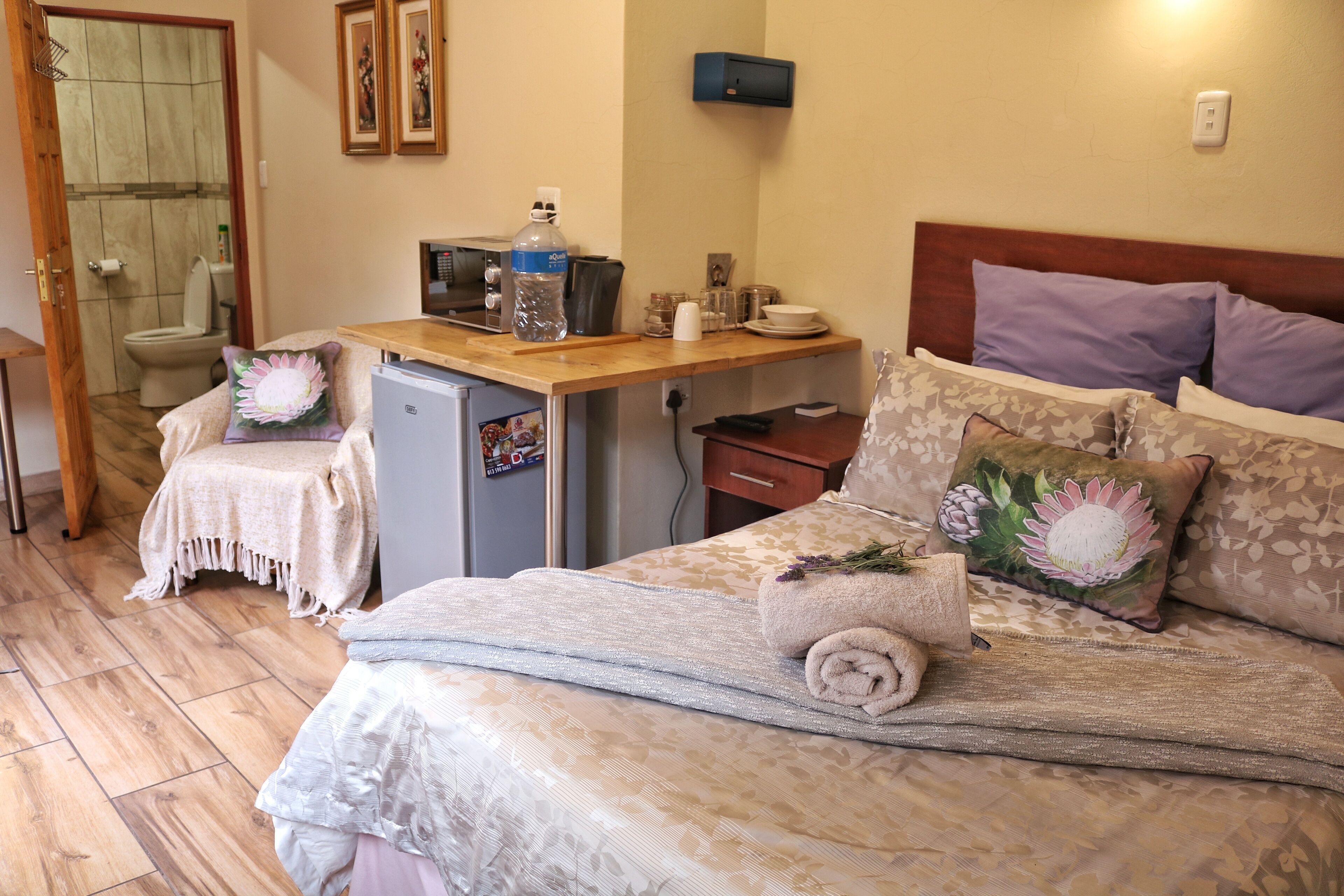 Premium bedding, pillowtop beds, in-room safe, individually decorated