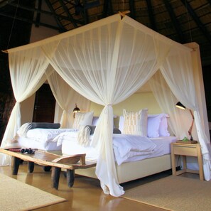 Luxury Suite, 1 Bedroom | 1 bedroom, premium bedding, minibar, in-room safe - Nambiti Plains Private Game Lodge (Ladysmith)