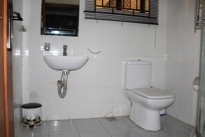 Ducha, cabezal de ducha tipo lluvia, artículos de tocador gratuitos